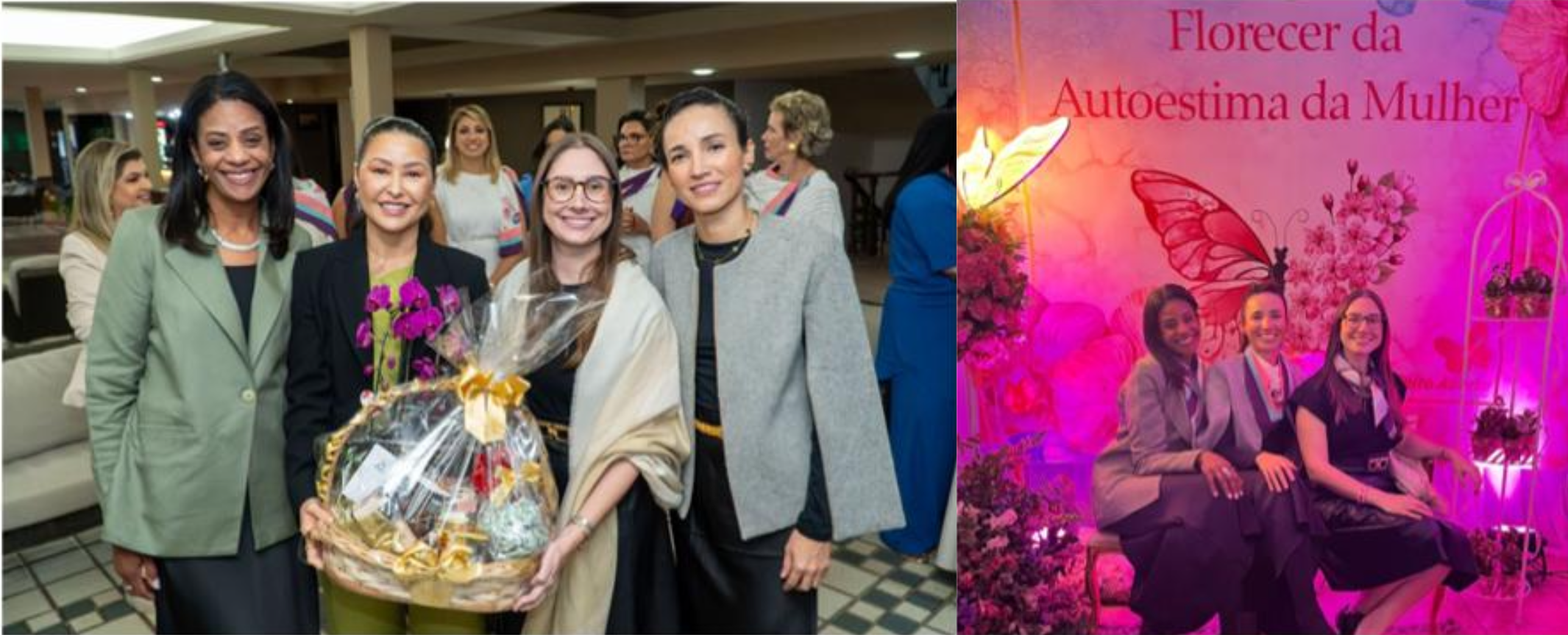 Colaboradoras da PASA no evento Florescer da Autoestima da Mulher